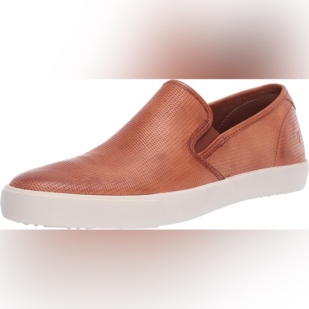 Frye Brett Perf leather Slip-On size 11 Cognac